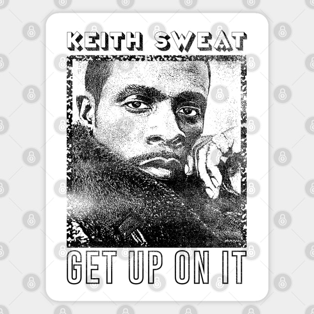 Keith Sweat //////// Retro Faded Style 90s Fan Design Magnet by DankFutura